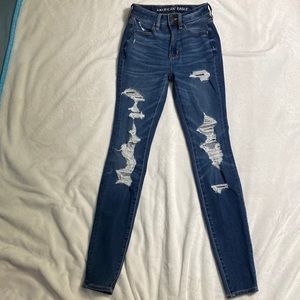American eagle 000 regular dream jean ‘super high jeggings’